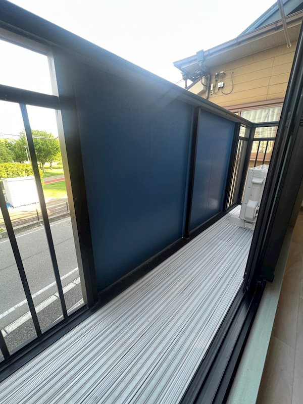 フジオカハイツのバルコニー