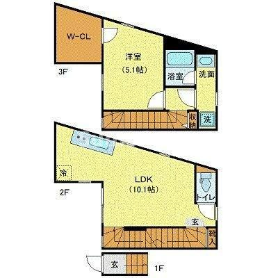 プライベートプレイス広尾の間取り