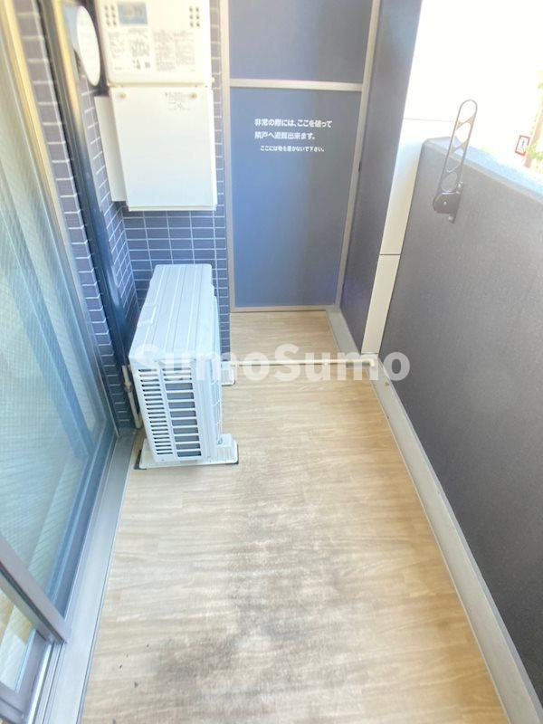 ファステート難波WESTディオンのバルコニー|陽当たり良好なバルコニーです