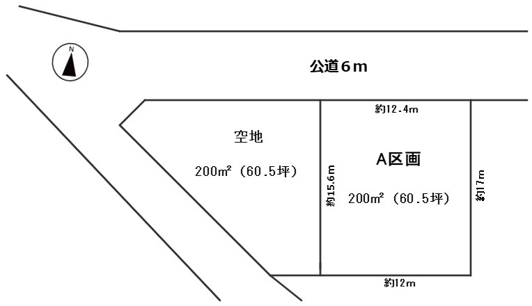 川越市大字笠幡【売地A】の画像