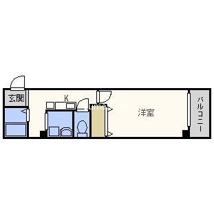 ブルーノ長堀の間取り