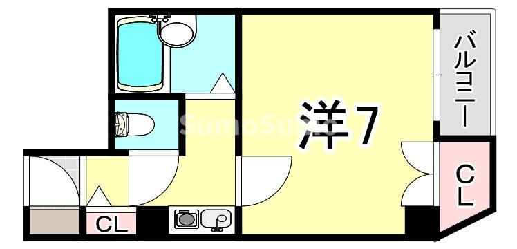 ブロスコート住吉の間取り