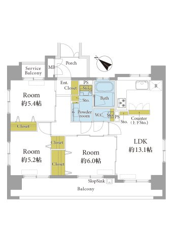 【間取り】 | リファレンス天神南