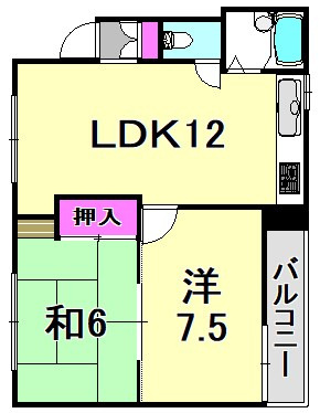 ホワイトパレスの間取り