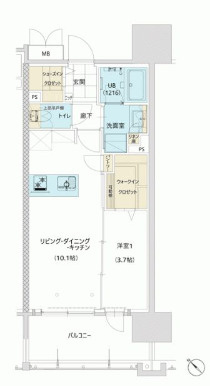 ラコント西鉄久留米の間取り