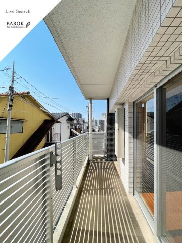 ラ・エスパシオ箱崎のバルコニー