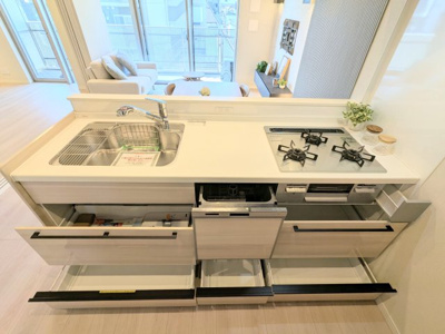 【キッチン】 | イニシア墨田押上 | ～食器洗浄乾燥機付のキッチン写真～