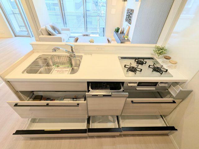 【キッチン】 | イニシア墨田押上 | ～食器洗浄乾燥機付のキッチン写真～
