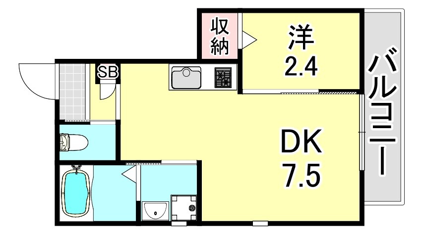 メゾンKPCの間取り