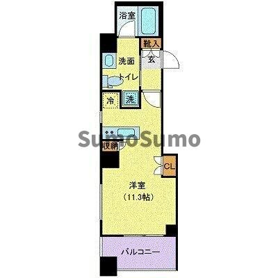 メゾンビスタ渋谷宇田川の間取り
