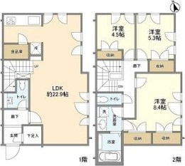 ブリランテ苦楽園の間取り
