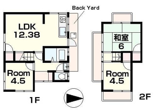 【間取り】 | 坂本5丁目Ｙ様貸家