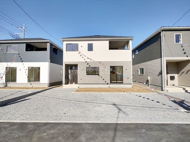 【外観】 | 比企郡吉見町東野第２０　全３棟　２号棟 | 日当たり良好です