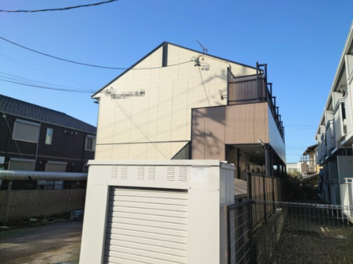 売一棟アパート　サンパレス小鹿　静岡市駿河区小鹿の外観|建物は軽量鉄骨造です！