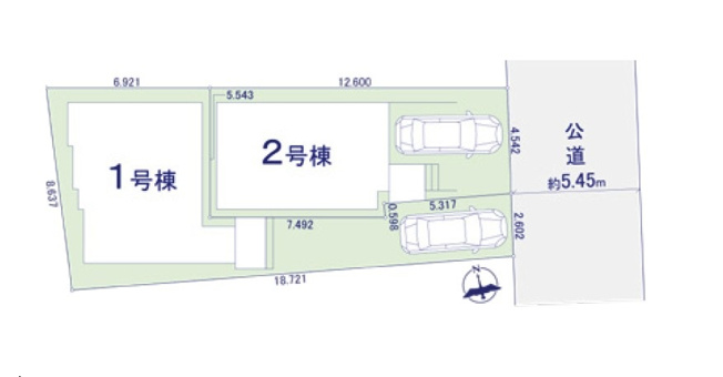 【区画図】 | 北馬込＿新築戸建て