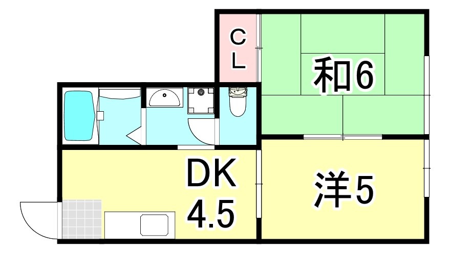 ルシエール平野C棟の間取り