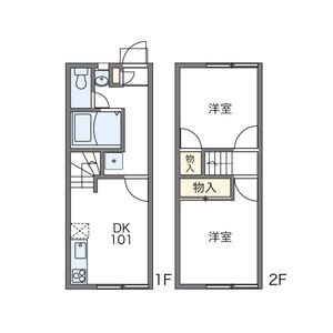 レオパレス長峰ヴィラの間取り