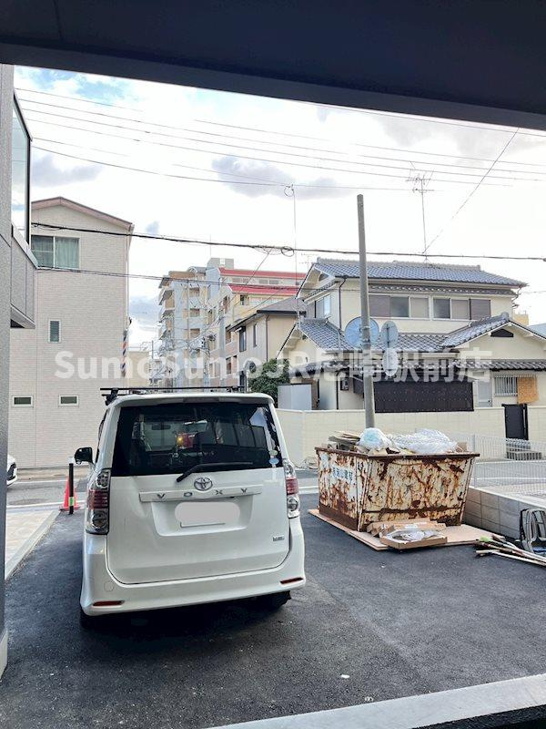 ラ・ポルテ武庫之荘の駐車場|駐車場完備です