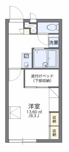 レオパレスJOYの間取り