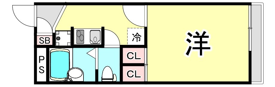 レオパレスシェ　モアⅡの間取り