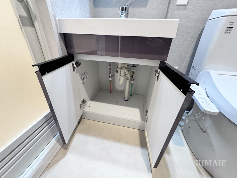 Weave Base - Oji Kamiyaの独立洗面台|洗面台収納です