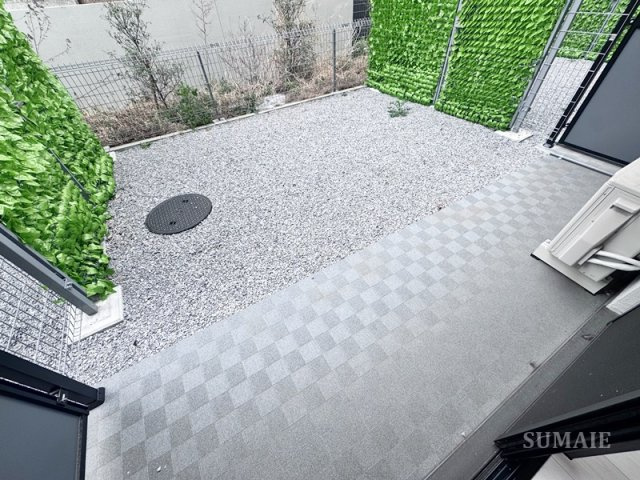 Weave Base - Oji Kamiyaのバルコニー|バルコニーです