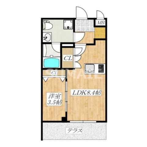 Weave Base - Oji Kamiyaの間取り|間取り図です