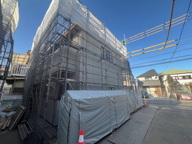 (仮称)向台町6丁目戸建 B棟のバルコニー