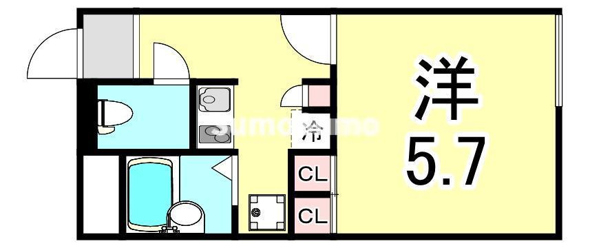 レオパレスみやびの間取り