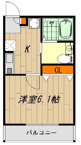 シャンステラ池袋の間取り