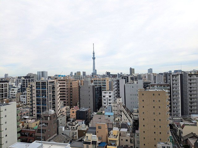 LEFOND PROGRES上野御徒町の設備|15F眺望、スカイツリー隅田川花火見えます