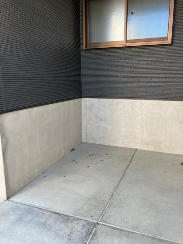 上荻戸建の駐車場