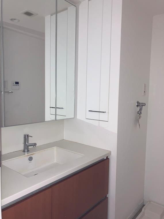 エアライズタワーの洗面所