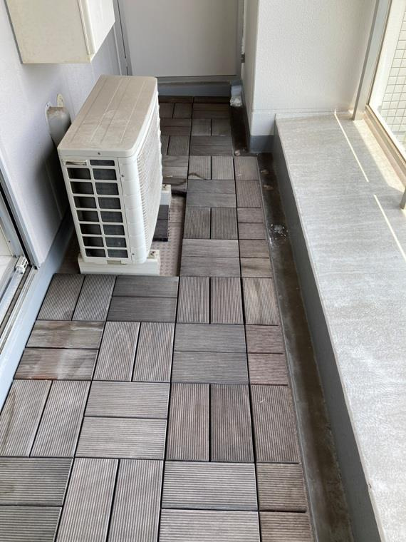 エアライズタワーのバルコニー