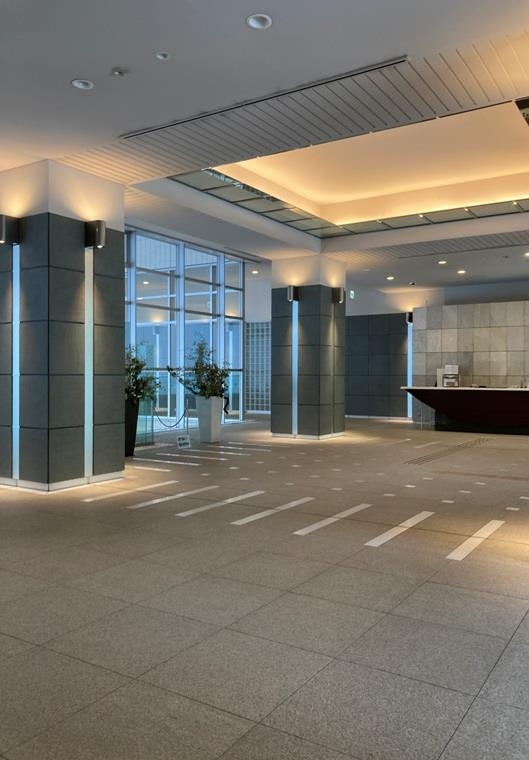 エアライズタワーのロビー