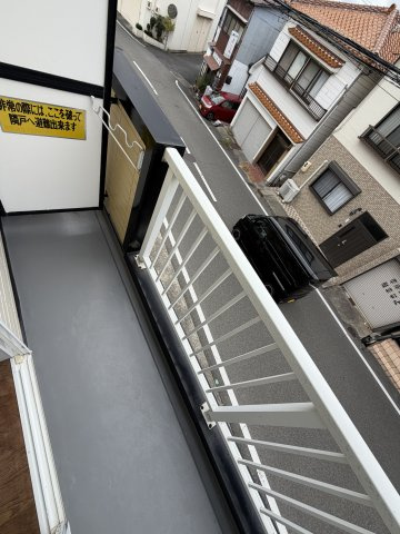 一静館　北のバルコニー