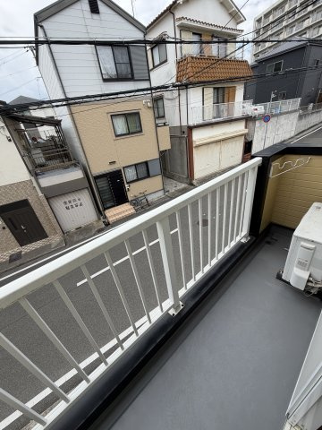 一静館　北のバルコニー
