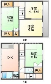堀切戸建の間取り