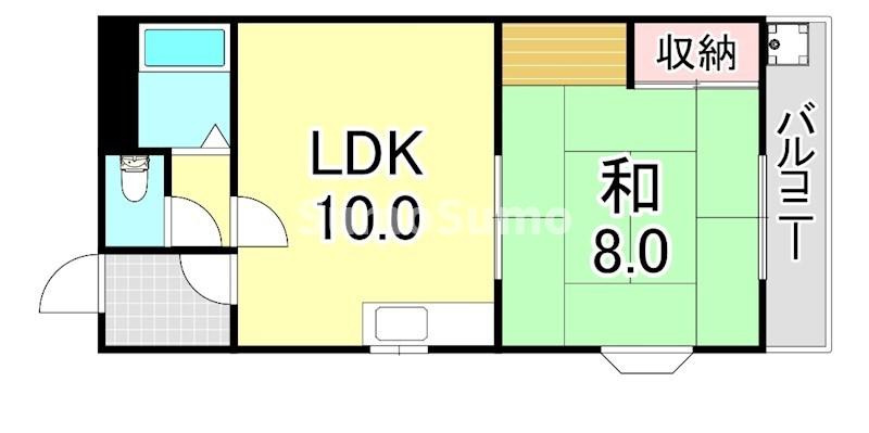 旭マンションの間取り