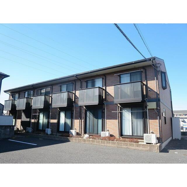 アムール　グリーンビレッジⅢの外観|外観は落ち着いています