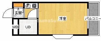 村雨ハイツの間取り