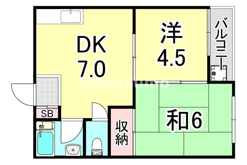 田中マンションの間取り
