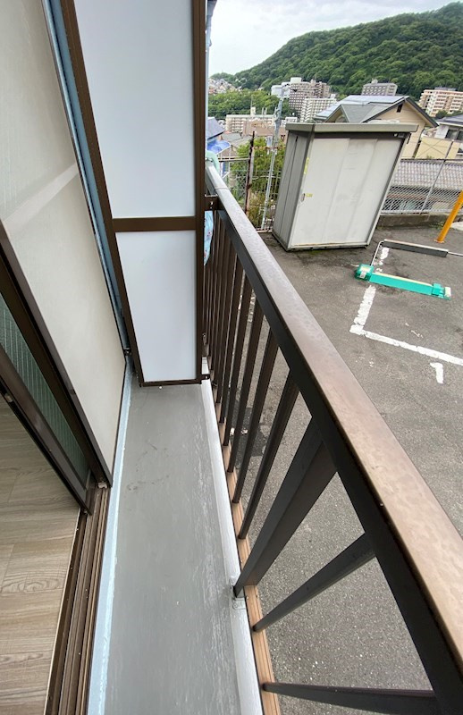 相互ハイツのバルコニー