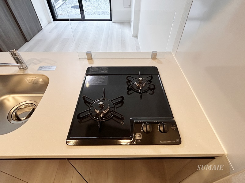 Weave Base - Oji Kamiyaのキッチン|二口コンロです