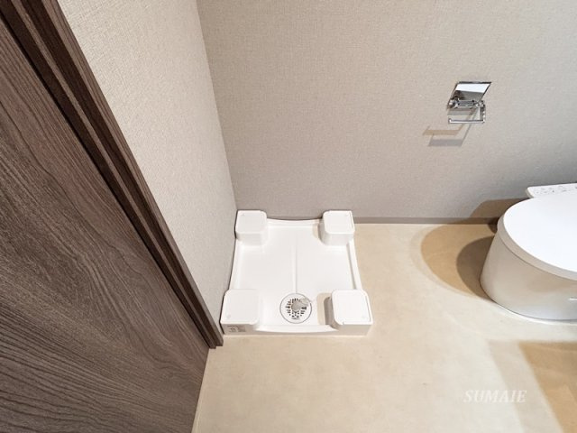 Weave Base - Oji Kamiyaの洗面所|洗濯機置場です