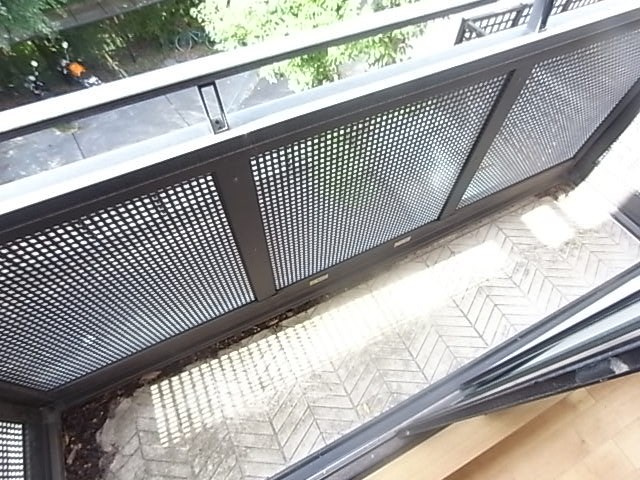 中山手ガーデンパレスＣ棟のバルコニー