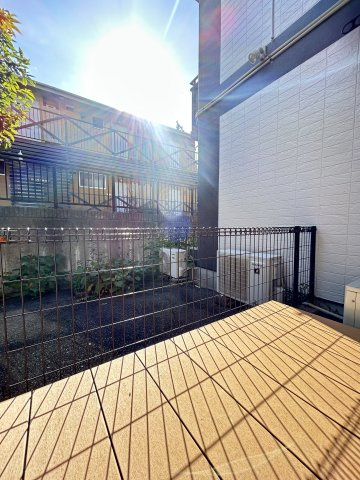 中山手ガーデンパレスA棟のバルコニー