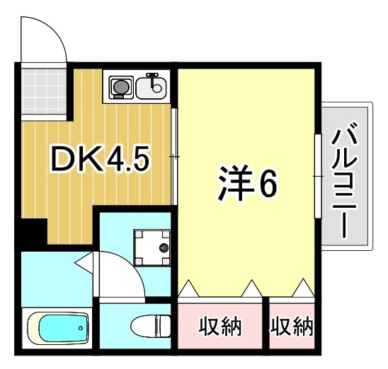 中山手ガーデンパレスA棟の間取り