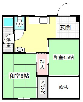 中野マンションの間取り