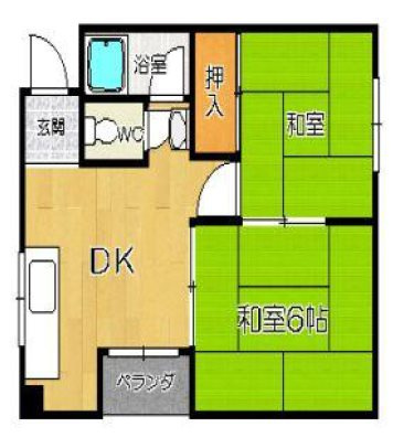 中野マンションの間取り
